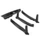 thumbnail image 4 of Cubierta decorativa embellecedora de manija de puerta interior estilo fibra de carbono compatible con X5 X6 E70 E71 2007-2013, 4 of 12