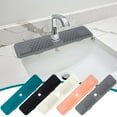 thumbnail image 4 of Apmemiss Clearance Kitchen Sink Splash Guard, 24'' x 5.7'' Silicone Faucet Mat,Sink Faucet Mat Splash Guard, Slope Design for Quick Drainage, Foldable Pad Essentials for Kitchen and Bathroom, 4 of 4