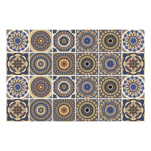 24pcs Retro Grey Kitchen Tile Sticker Wall Waterproof Self Adhesive Wallpaper PVC Furniture Cabinet Surface DIY Decorative Decal