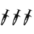 thumbnail image 1 of 75Pcs Plastic Rivets Fastener Car Bumper Push Clips 32mm Long Black, 1 of 7