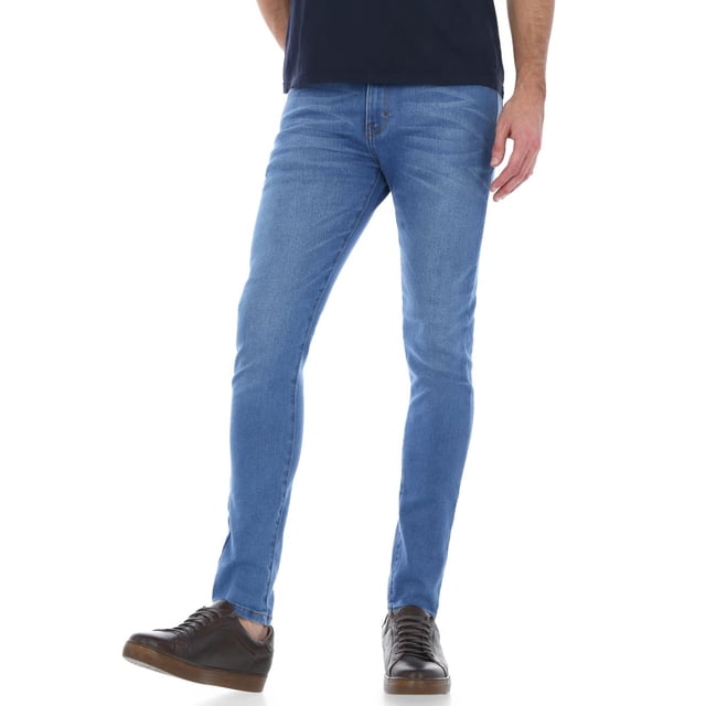 Jeans Pantalon De Mezclilla Stretch Skinny Fit Para Hombre