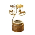 thumbnail image 3 of Elegante candelabro giratorio, portavelas, adorno para decoración de festivales, fiestas y restaurantes. Caballo, 3 of 9
