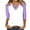 Light Purple_02621, variant on Womens Raglan Shirts 3/4 Sleeve V Neck Baseball Jersey Color Block Cute Tops for Women Summer Fall Blouses for Women