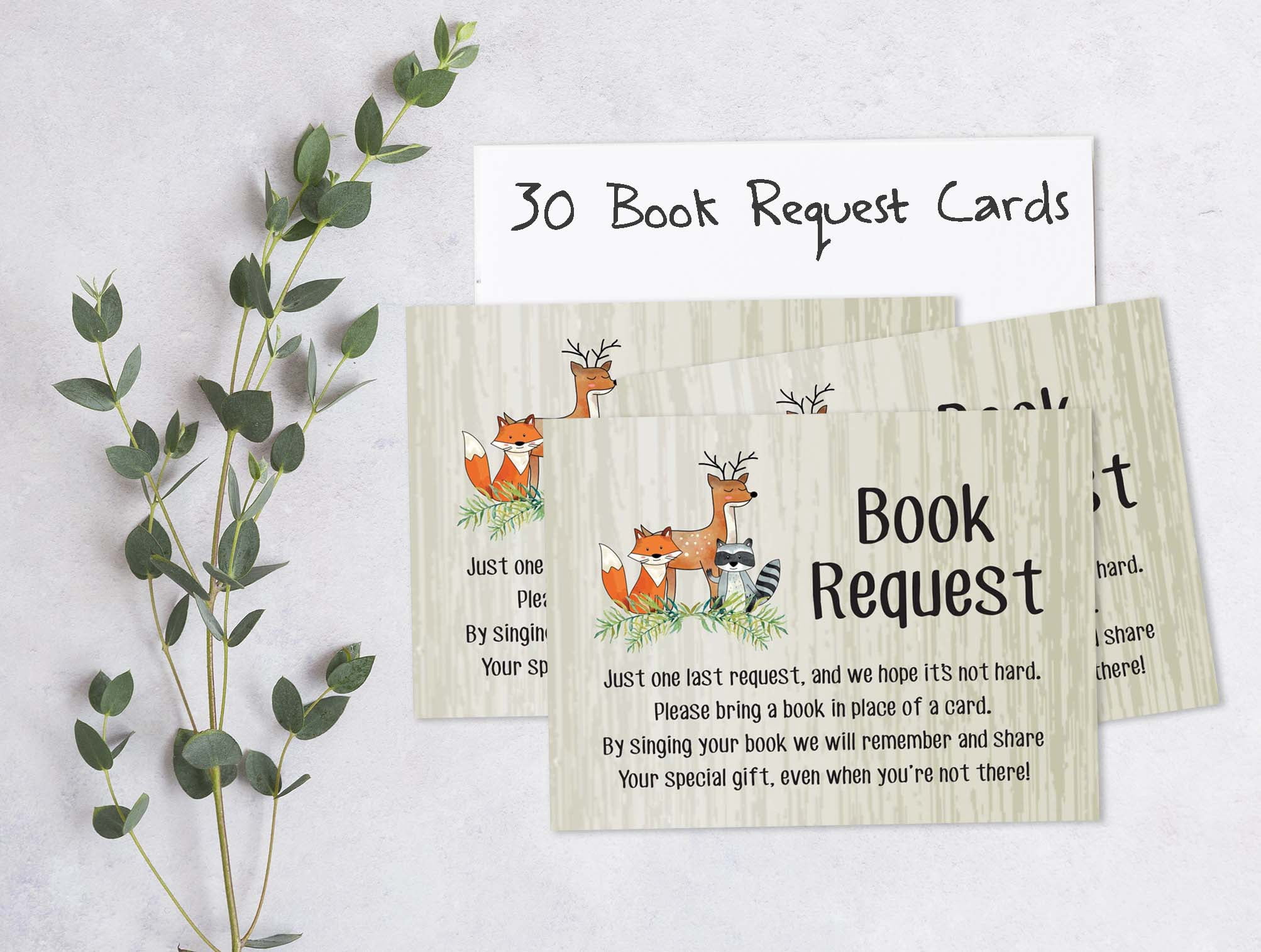 Inkdotpot Set Of 30Jungle Animals Baby Shower Invitations-Diaper Raffle Tickets And Baby Shower Book Request Cards Its a Boy Its a girl Invites