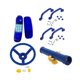 thumbnail image 3 of Accesorios de juegos infantiles, juego de exterior para patio trasero, casa de juegos, columpio Azul, 3 of 8