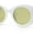 White - Green, variant on Womens Classy Plaid Arm Thick Plastic Round Mod Retro Sunglasses White - Green