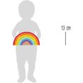 thumbnail image 5 of Bloques de construcción de arco iris de madera con pelota (grande) de Small Foot - Los bebés aprenden patrones de coordinación mano-ojo y colores mientras desarrollan habilidades motoras finas - Juego, 5 of 5