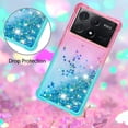thumbnail image 4 of Funda para Xiaomi Poco X6 Pro Transparente con Brillos Carcasa Protectora Antigolpes con Glitter Brillante, 4 of 5