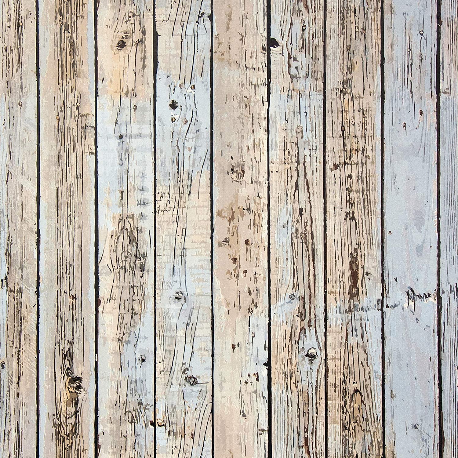 Blue Peel and Stick Wallpaper Shiplap Wood Plank Wallpaper Peel and Stick  Blue Grain Wood Contact Paper Retro Brown Wood Self Adhesive Wallpaper  Removable Wood Wall Paper Vinyl 
