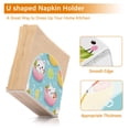 thumbnail image 3 of Ryvnso Acrylic Napkin Holder Table Kitchen Paper Tissue Organization 1 Pack Cute Cat Cartoon, 3 of 7