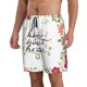 thumbnail image 2 of Fotbe Home Sweet Home Floral Trajes de Baño Estampados para Hombre, Shorts de Verano de Secado Rápido, Ropa de Playa, Bañadores-XX-Large, 2 of 6