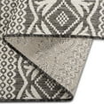 thumbnail image 2 of Quick Dry Pebble White Tribal Indoor Outdoor Rug, 2 of 5