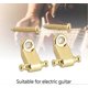 thumbnail image 3 of KAIYANG Retenedor de scooter para guitarra eléctrica, retenedor de árbol de cuerdas de rodillo para bajo de guitarra eléctrica, paquete de 2, dorado plateado, 3 of 5
