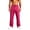 Hot Pink #040, variant on Men's Straight Leg Sweatpants Elastic Waist Drawstring Loose Fit Open Bottom with Pockets Lounge Pants