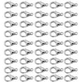 thumbnail image 1 of Miangastore 100 Pcs Fermoirs de Collier Homard Crochet de Fixation en Alliage de Zinc pour Fabrication de Bijoux Projets DIY Argent, 1 of 8