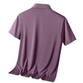 thumbnail image 4 of Xunlbb Men's Shirts Mens Casual Button Down Shirts Mens Fashion Casual Solid Pullover Round Neck Buttons Short Shirts on Clearance, M-3XL, 4 of 4