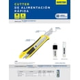 thumbnail image 2 of Navaja Cutter Cortador Uso General Multifuncion 25 Mm Surtek CUTF25, 2 of 3