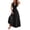 Black, variant on Womens Formal Dresses For Wedding Elegant Solid Multiway Strap Backless Dress With Soft Draping Evening Casual Gown Cocktail Dress