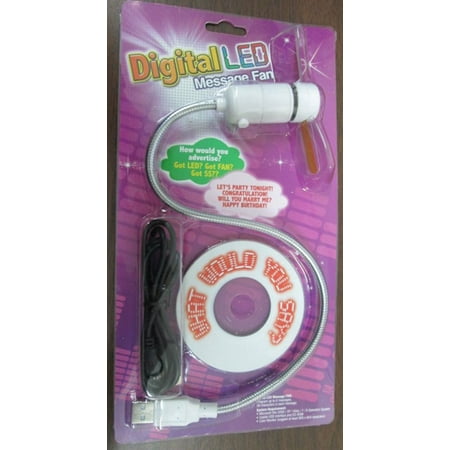 

Personal Fan with Green LED Light