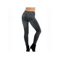 thumbnail image 2 of Womens Jeans Print Jeggings Pants Skinny Leggings Stretchy Pencil Jeans with Pocket, 2 of 9