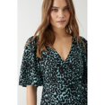 thumbnail image 4 of Dorothy Perkins - Vestido Midi Estampado Animal para Mujer (Verde), 4 of 5