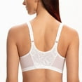 thumbnail image 3 of CHUANK Soutien-Gorge à Armatures en Dentelle Extensible à Fermeture devant pour Femmes Noir 34B, 3 of 5