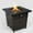 Type B, variant on 27 inch Gas Fire Pit Table, SYNGAR 2-in-1 40,000 BTU Propane Gas Fire Pit Table, Outdoor Table with Fire Pit, Propane Fire Pit with Lava Stones and Lid, for Patio, Yard, Garden, D7582