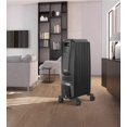 De'Longhi OilFilled Radiator Space Heater, Quiet 1500W, Adjustable