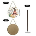 thumbnail image 5 of Thankful Grateful Blessed Round Wooden Hanging Sign for Thanksgiving Fall Harvest Autumn Home Wall Decor Indoor Outdoor Use, 5 of 5