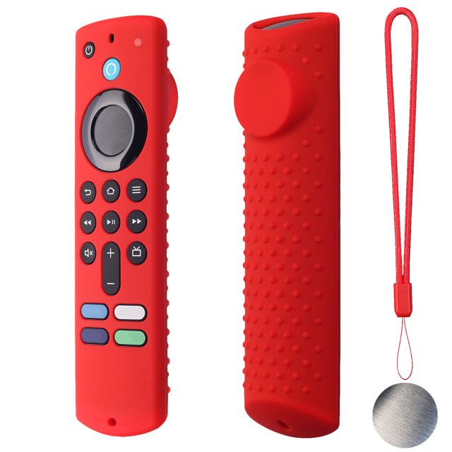 Funda protectora de silicona para Fire TV Stick (3.ª generación con Dolby Vision Dolby-Atmos remoto a prueba de golpes antideslizante Universal