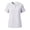 White, variant on Scrub Shirts for Women Solid Design V Neck Stretchy Short Sleeve Healthcare Tops