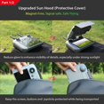 thumbnail image 3 of Kit de parasol Arzroic de accesorios para DJI Mini 4 Pro/Flip/Air 3S/Air 3/RC 2, 3 of 7