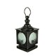 thumbnail image 1 of Things2Die4 Linterna de vela LED cuadrada con panel de metal y vidrio vintage Things2Die4 E19277, 1 of 4