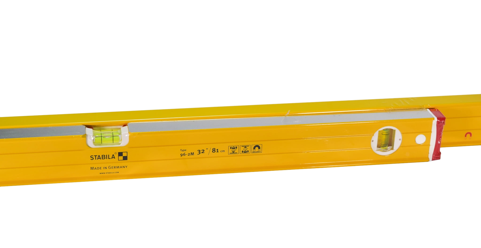 Yellow for sale online Stabila 38532 78in and 32in Magnetic Jamber Set 