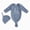 A70-Dark Blue, variant on NIEWTR Newborn Unisex Baby Newborn Knotted Sleeping Bag Fetal Hat Set Baby Comfortable And Breathable Pajamas One-Piece Romper,A70-Beige