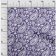 thumbnail image 2 of oneOone Georgette Viscose Purple Fabric Block Sewing Material Print Fabric By The Yard 42 Inch Wide, 2 of 5
