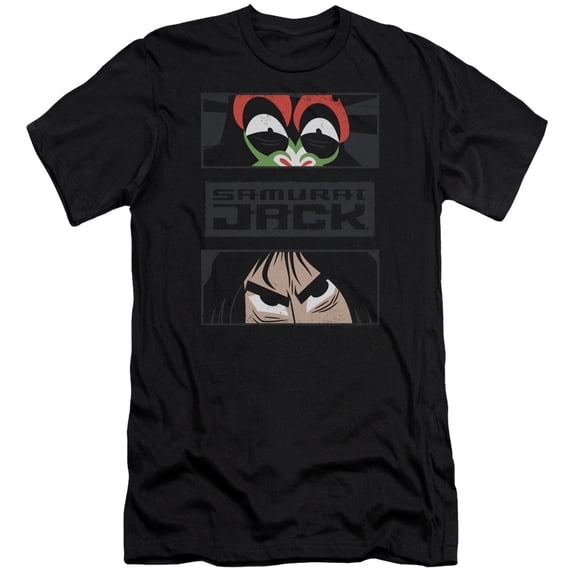 Samurai Jack - Stare Down - Premium Slim Fit Short Sleeve Shirt - X-Large
