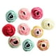 thumbnail image 1 of 10 capullos de rosas artificiales de seda de 3 cm para decoración de bodas, coronas DIY mezclado, 1 of 7