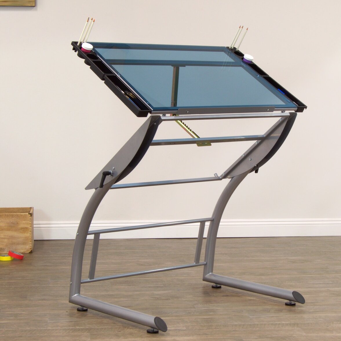 Triflex Glass Drafting Table