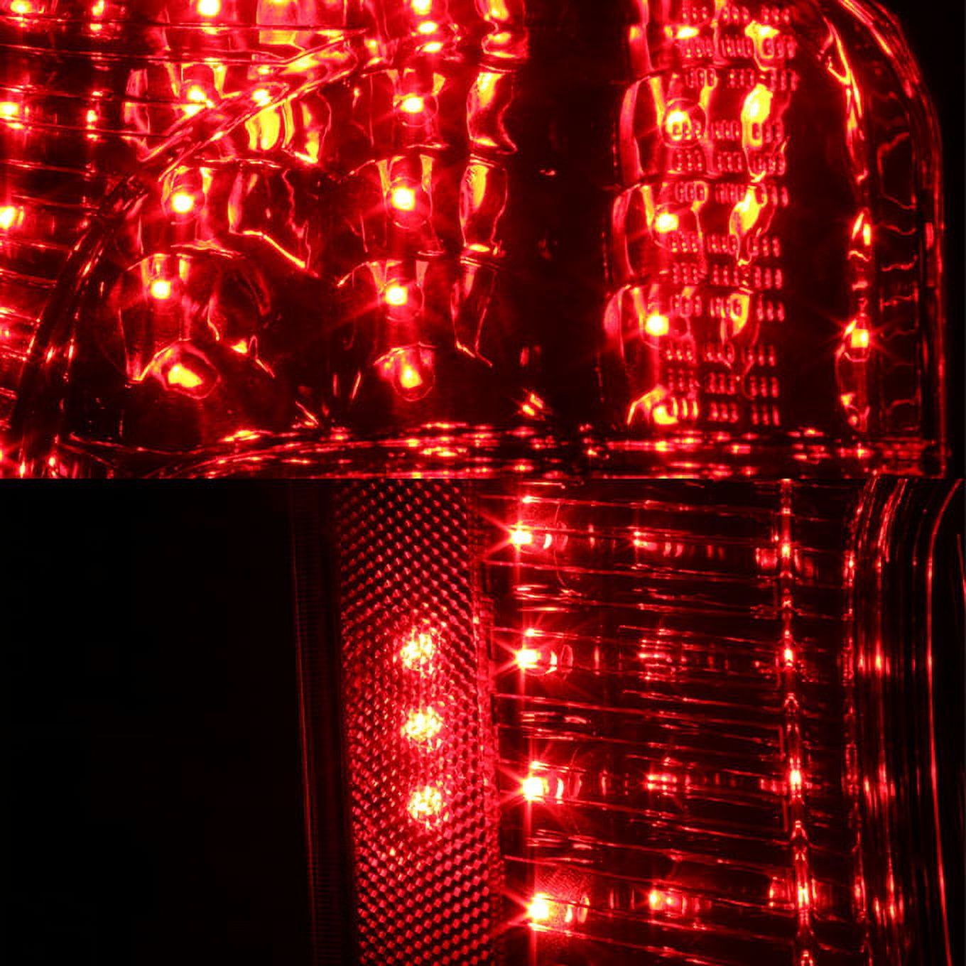AKKON - For 2011 2012 2013 2014 2015 2016 Chrysler Town & Country Red Clear Driver LH Left Side LED Tail Light
