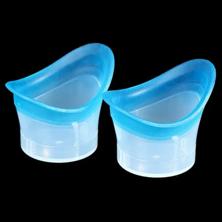 

JNZOUHA Soft and Reusable 2pcs Silicone Eyewash Cup for Eye Bath and Wash