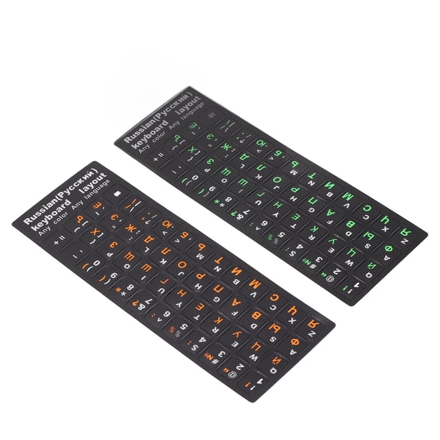 Etiqueta engomada del teclado de la computadora rusa etiqueta engomada del teclado del alfabeto ruso pegatinas del teclado etiqueta engomada del teclado de la pc etiqueta engomada ANGGREK Otros