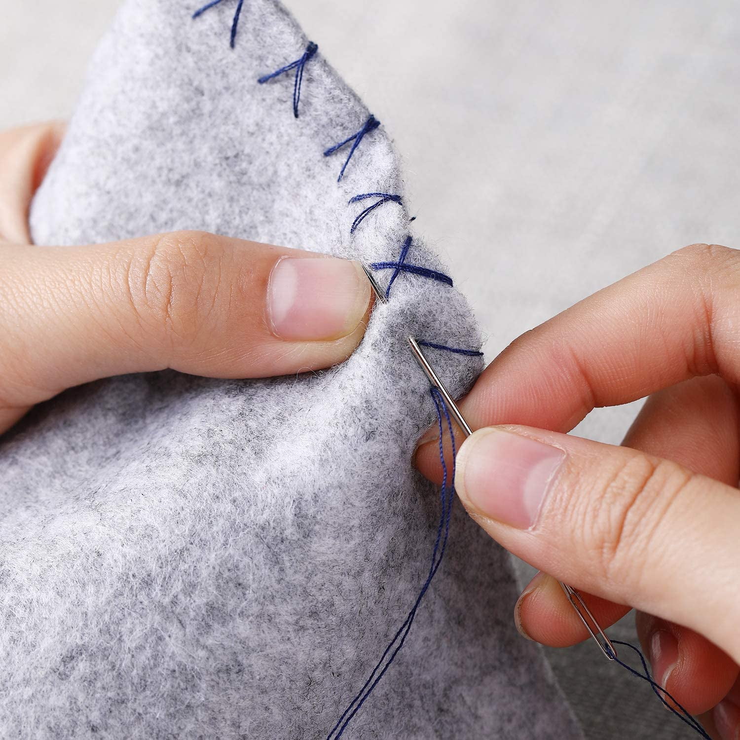Assorted Large-Eye Hand Sewing Needles - 15 Pcs Big Eye Stitching Need –  Rooted Childhood