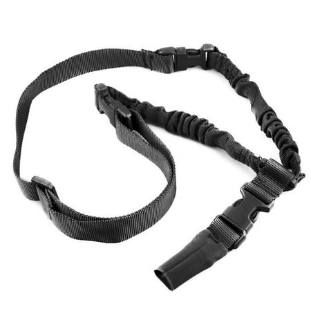 - LIVABIT Tactical Single Point Bungee Rifle Sling Strap Quick Release Buckle Black