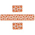 thumbnail image 1 of Halloween Pumpkin Head Lace Table Runner Set Orange Party Table Decoration, 1 of 1