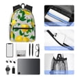 thumbnail image 6 of Lsque Lemon Seamless Pattern Oil Painting Effect Classic Casual Backpack - Large Capacity Water-Resistant Backpack for School, Work, Travel, and Outdoor Activities, 6 of 8
