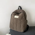 thumbnail image 5 of Puffer Quilted Backpack for Women College Backpack Puffy Work Backpacks Fit Laptop Light Casual Daypack, 5 of 6