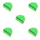 thumbnail image 1 of Qarigey Gorros de calavera para hombre, forro reflectante, gorros multifunción a la moda, gorros casuales, ciclismo, eventos al aire libre, verde neón Verde neón 5piezas Qarigey CBP225056, 1 of 4