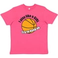 thumbnail image 3 of Inktastic I Play Like a Girl... Try to Keep Up Youth T-Shirt, 3 of 5