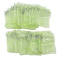 thumbnail image 3 of Mesh Bags, Drawstring Sheer Mesh Bag Star Pattern 4.5 X 3.3in  For Wedding Light Green, 3 of 8